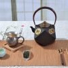 Triangular Retro Design Cast Iron Teapot and Water Kettle